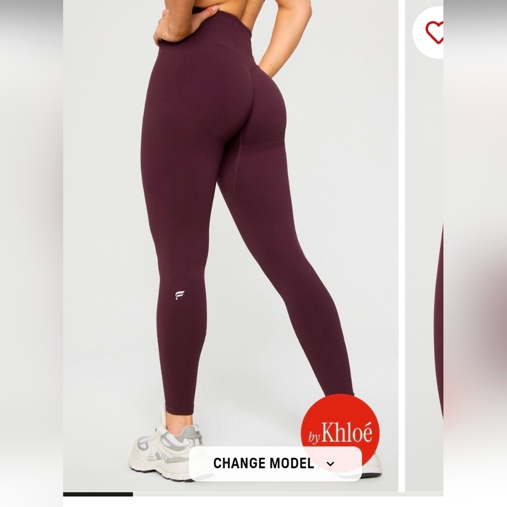 Maroon Fabletics Leggings X2